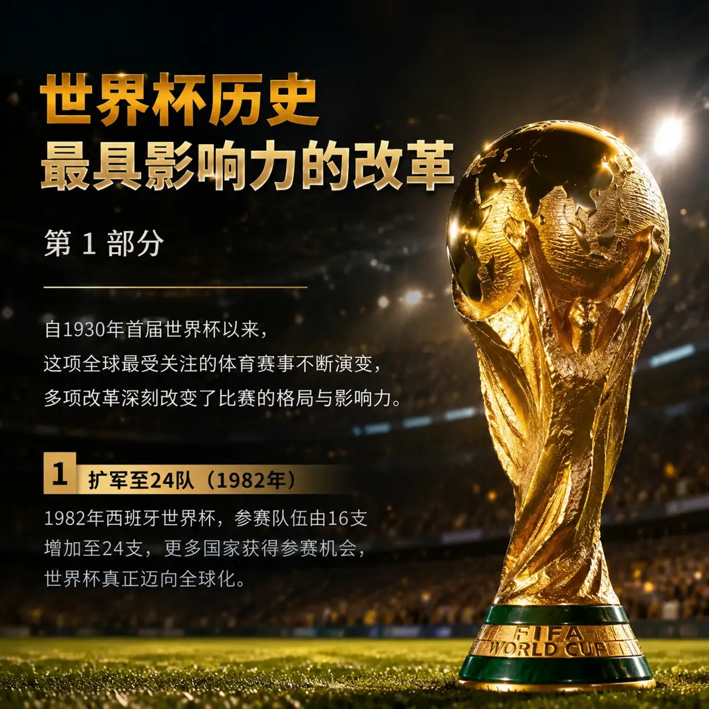 世界杯历史最具影响力的改革