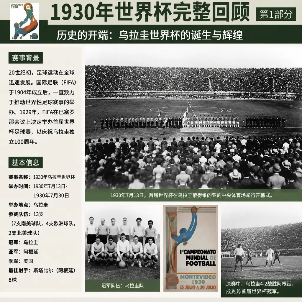 1930年世界杯完整回顾