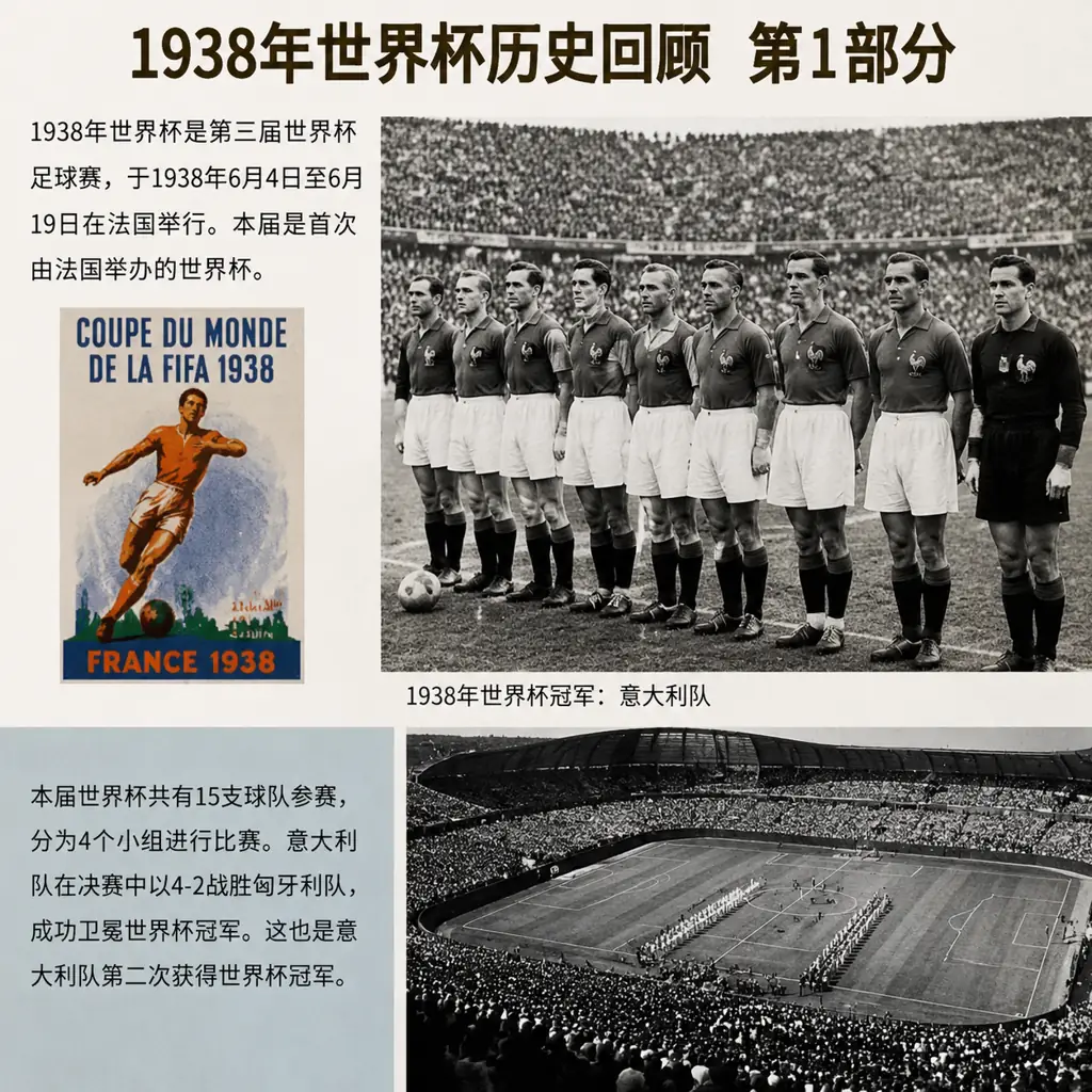 1938年世界杯历史回顾