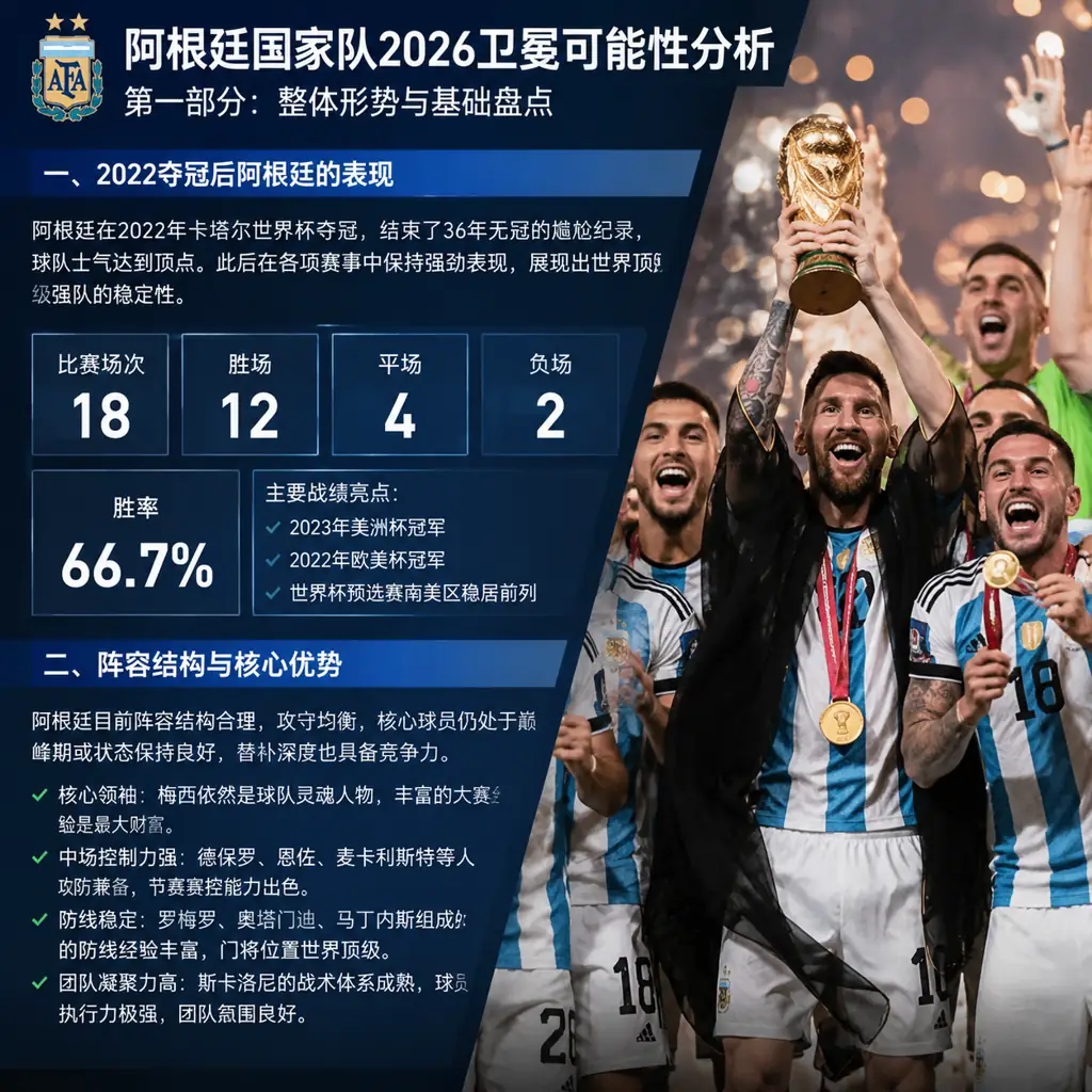 阿根廷国家队2026卫冕可能性分析
