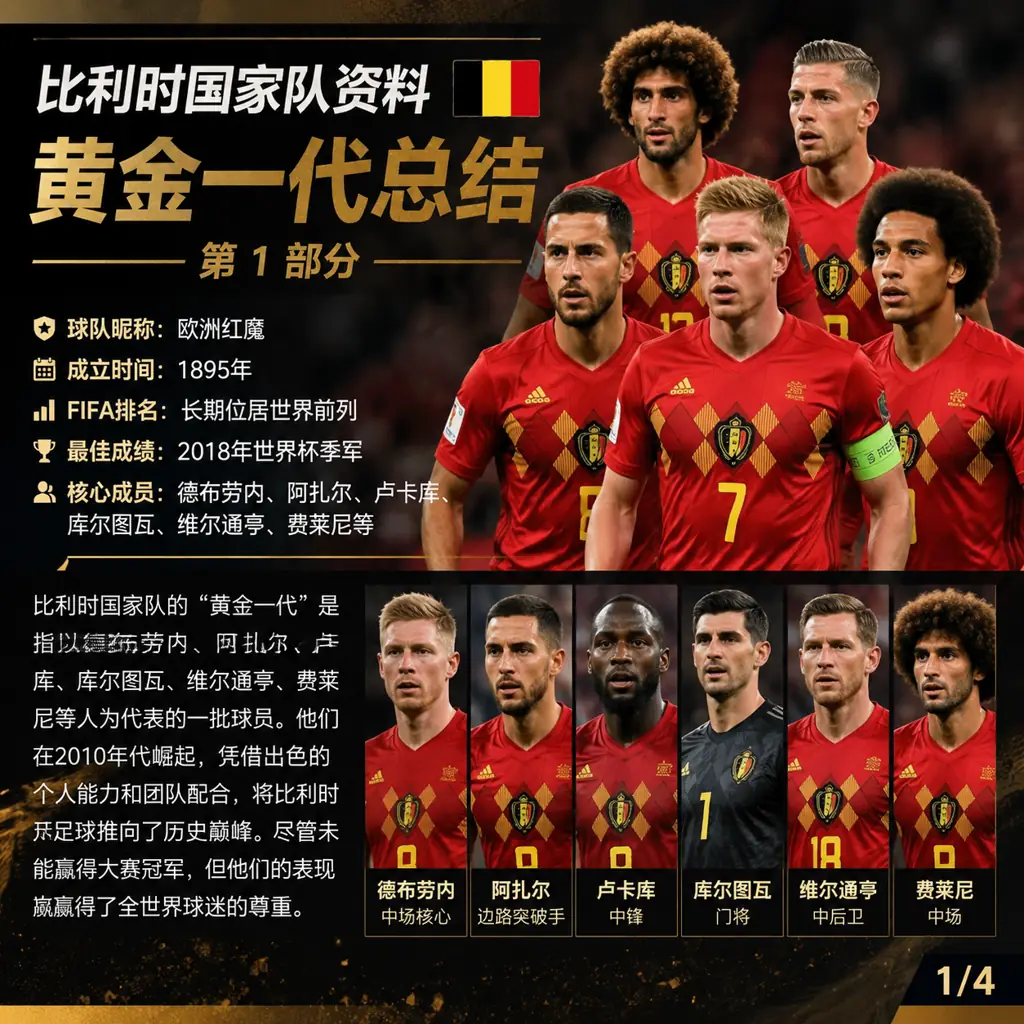比利时国家队资料：黄金一代总结