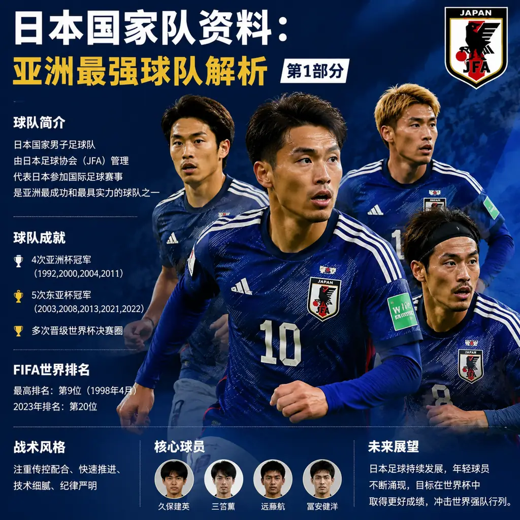 日本国家队资料：亚洲最强球队解析